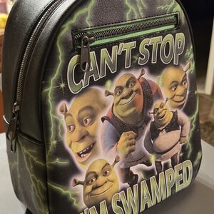 Loungefly Shrek Can't Stop I'm Swamped Glow-in-the-dark Mini Backpack